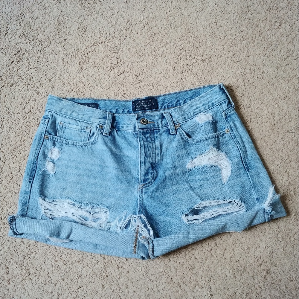 Lucky brand boy friend shorts mom shorts